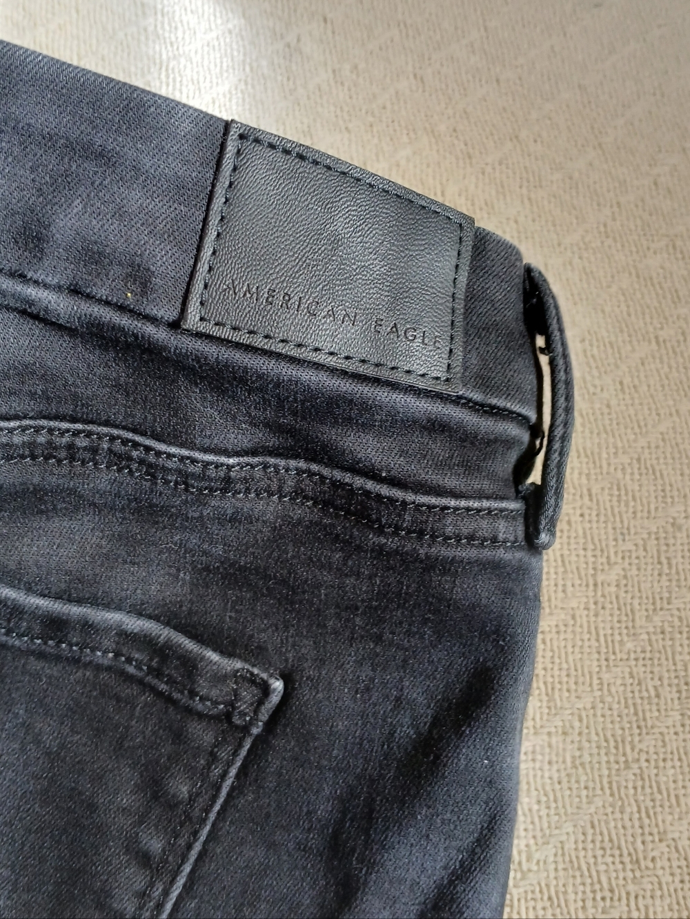 aeo ♡ bff jegging luxe stretch black xl indie sleaze whimsigoth comfort minimal - Picture 8 of 11